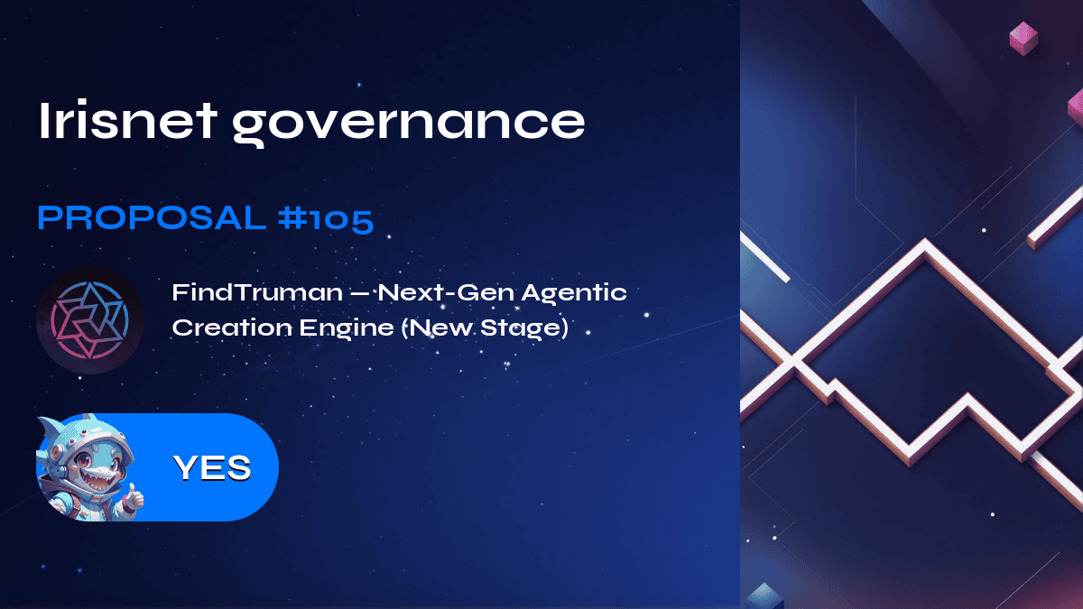 Governação da Irisnet. Proposta №105