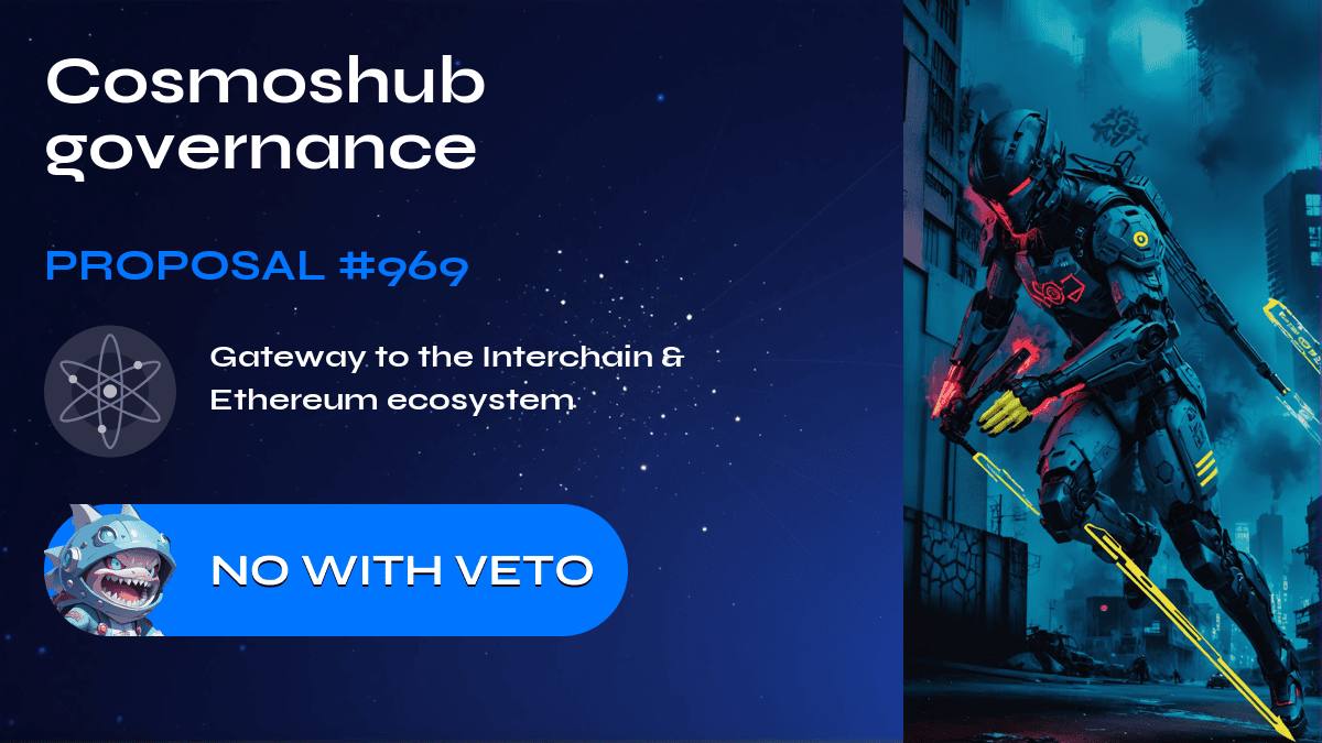 Cosmoshub governance.建议 №969