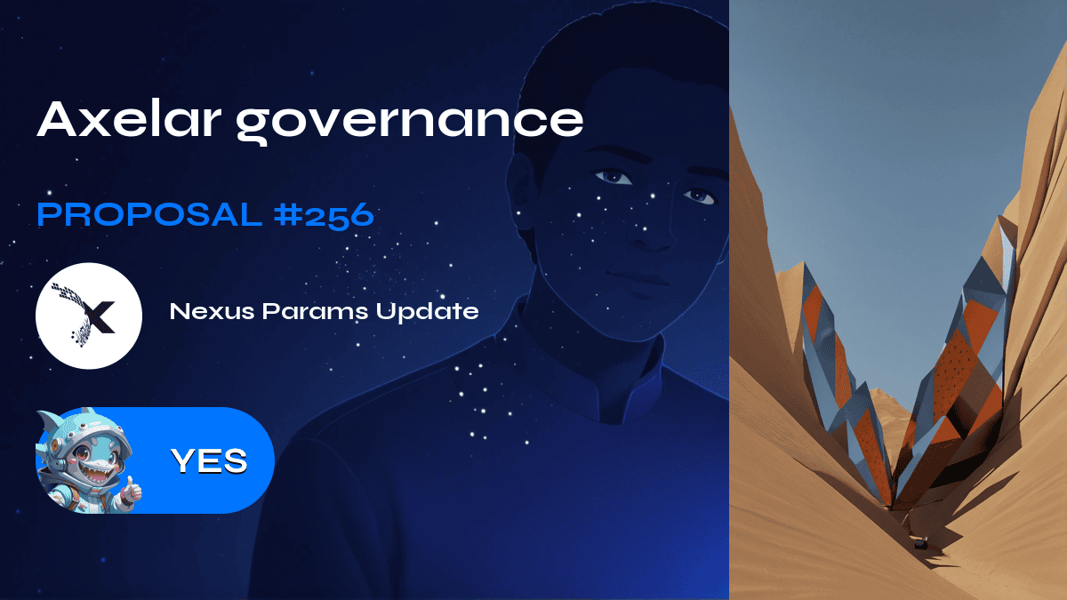 Axelar governance. Proposal №256