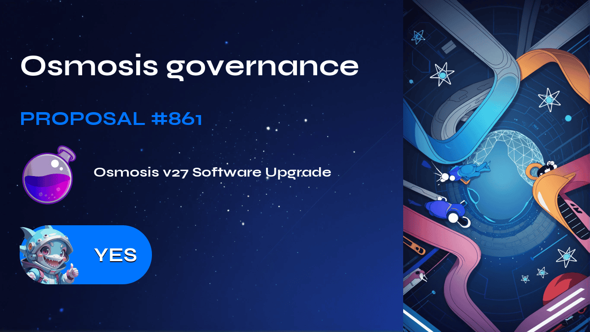 Osmosis governance. Proposal №861