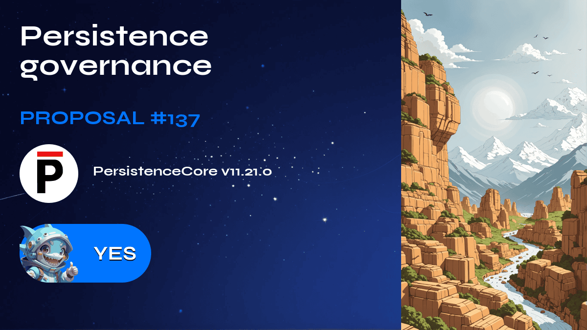 Gouvernance de la persistance. Proposition №137
