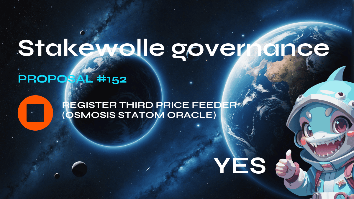 Nolus governance. Proposal №152