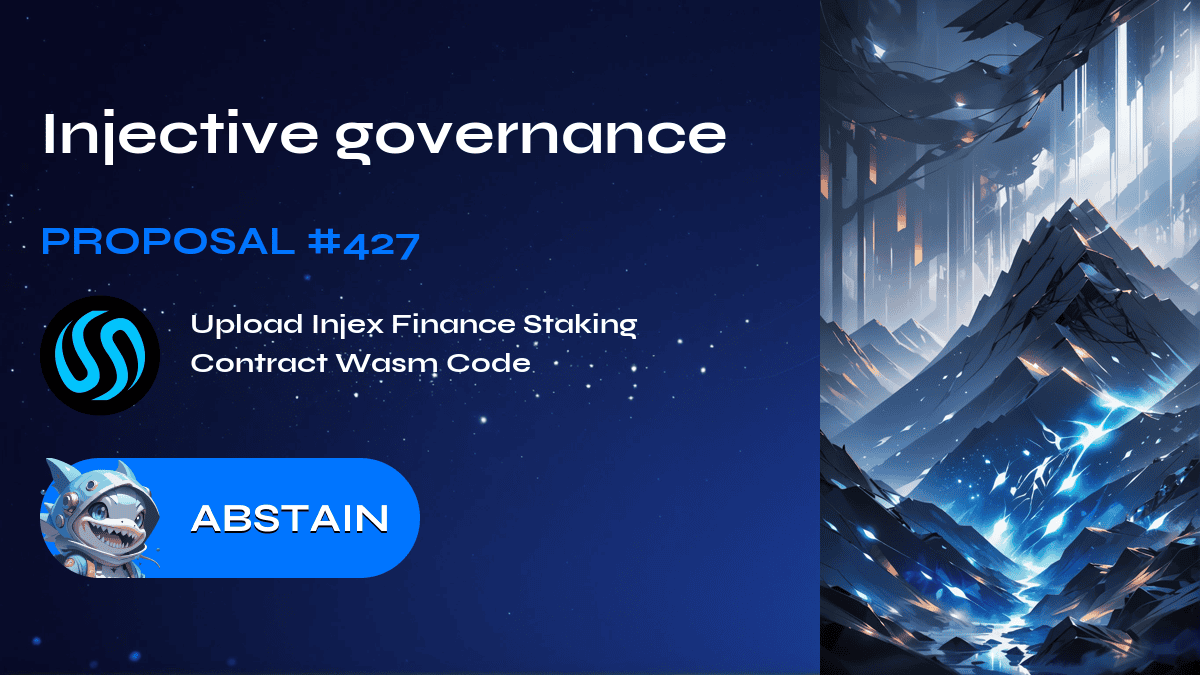 Injective governance. Proposal №427