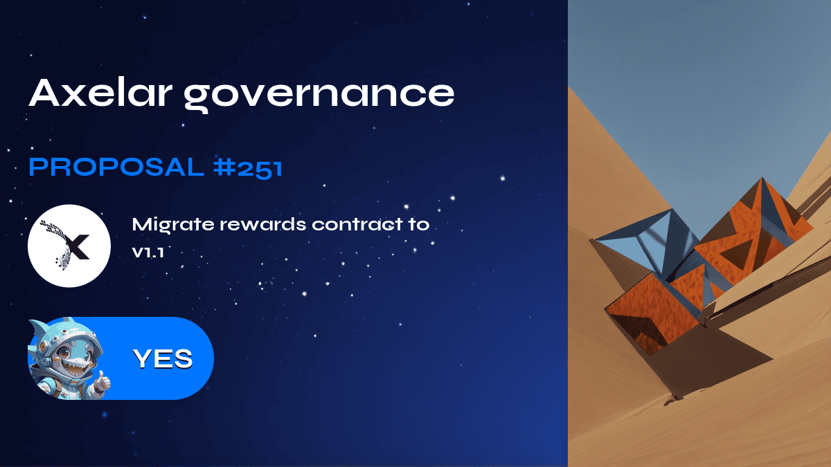 Axelar governance. Proposal №251