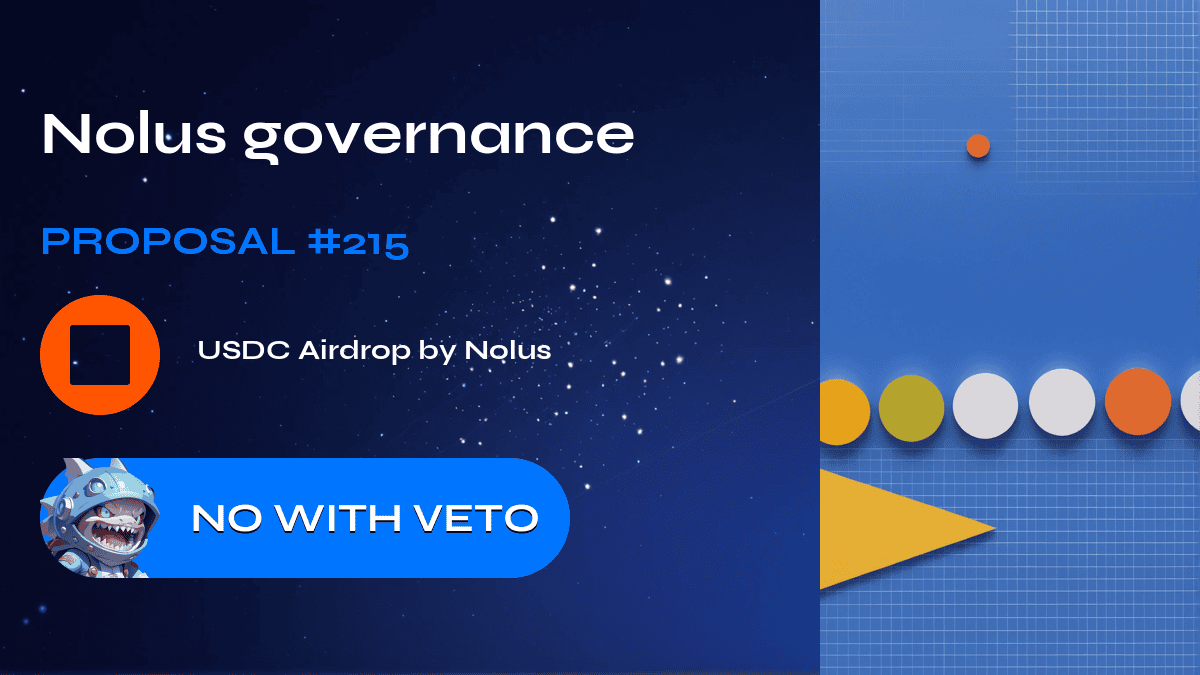 Nolus governance. Proposal №215