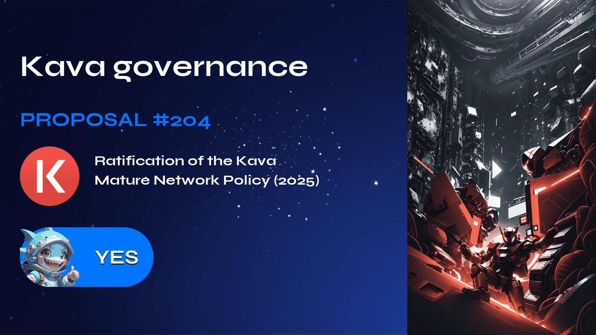 Kava governance. Proposal №204