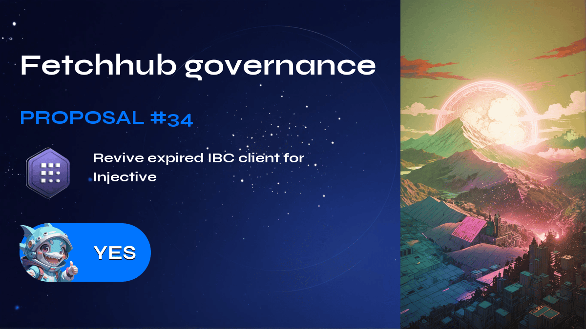 Fetchhub governance. Proposal №34