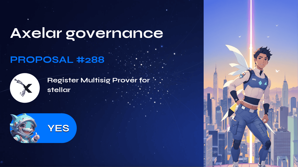 Axelar governance. Proposal №288