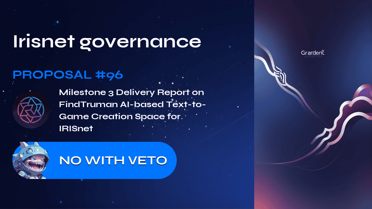Irisnet governance.建议 96