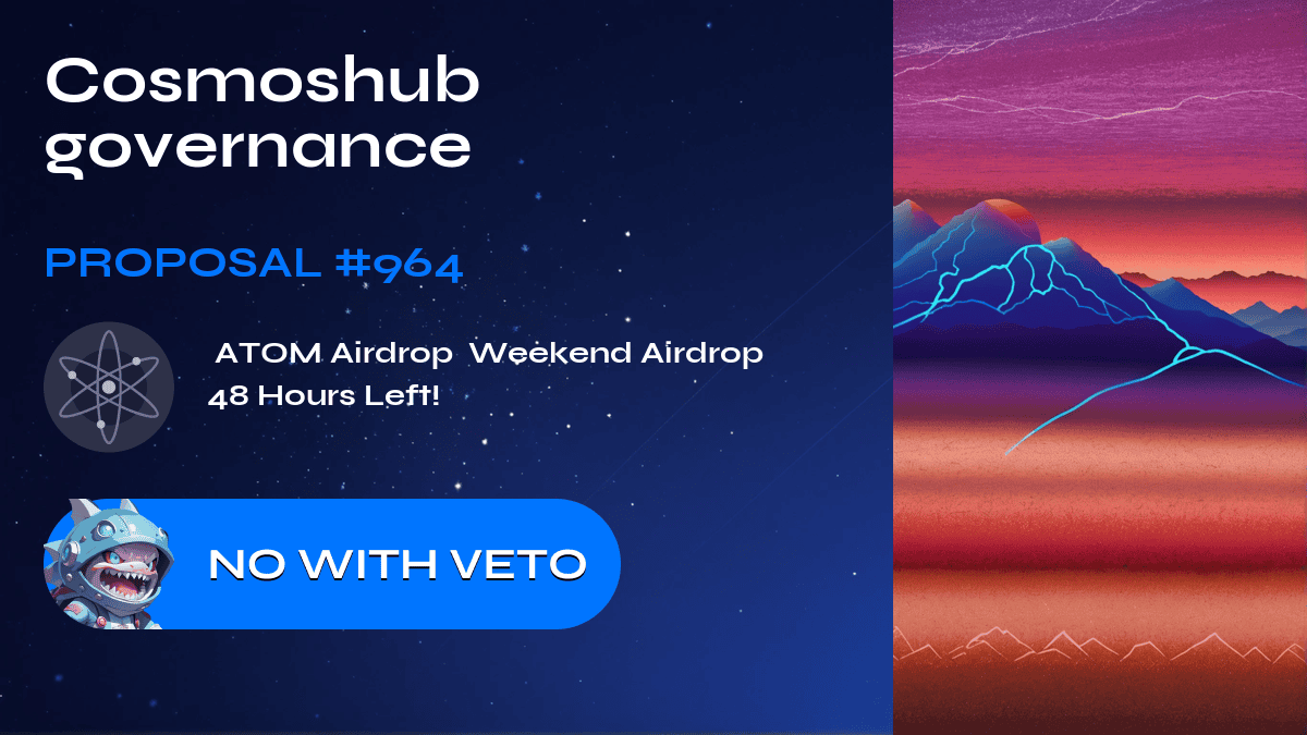 Governance Cosmoshub. Proposta №964