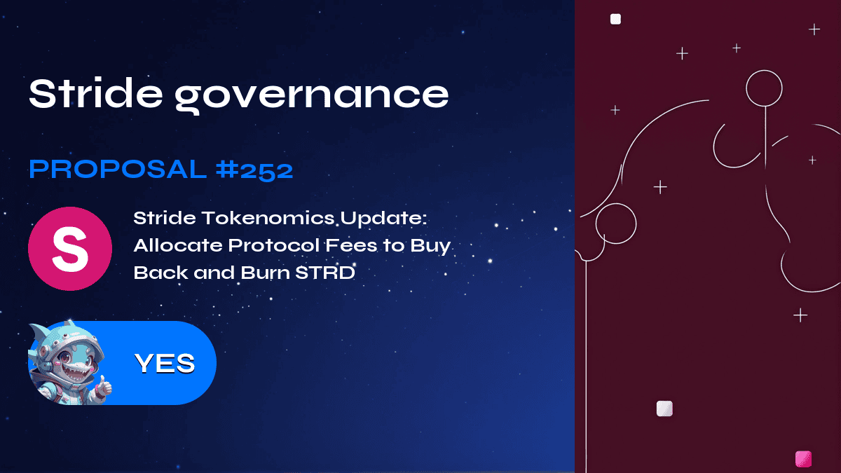 Stride governance. Proposal №252