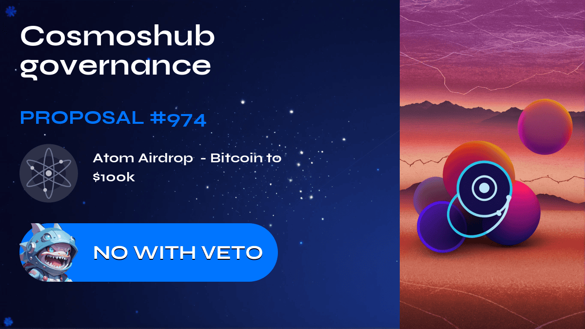 Cosmoshub governance. Proposal №974
