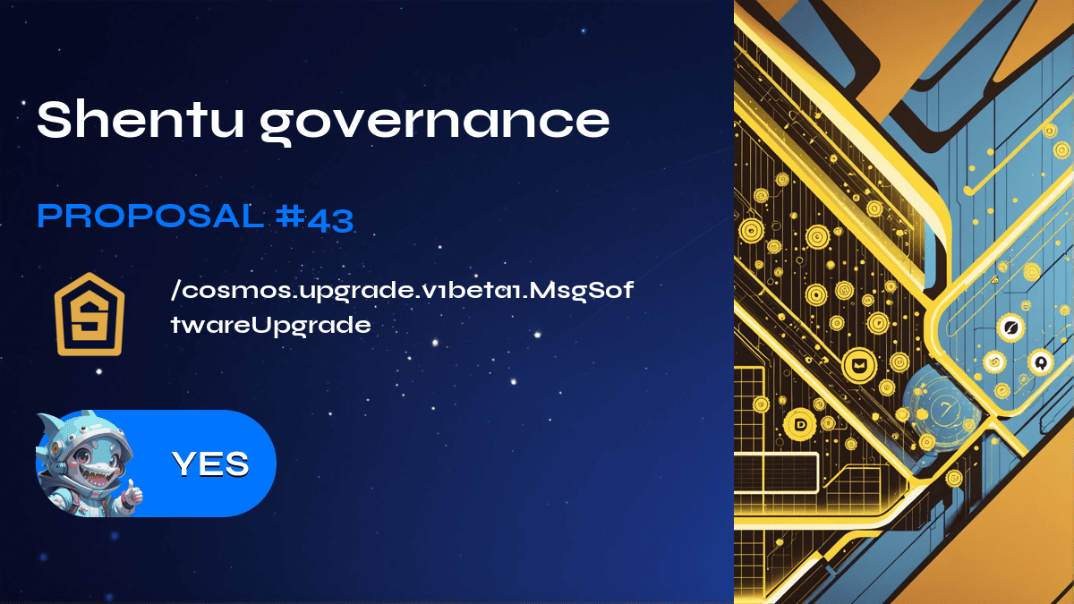 Governance Shentu. Proposta №43