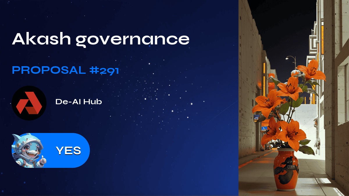 Akash Governance. Vorschlag №291