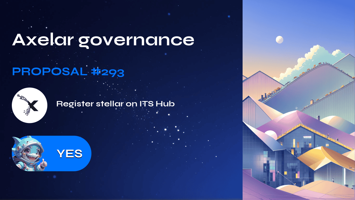 Axelar governance. Proposal №293