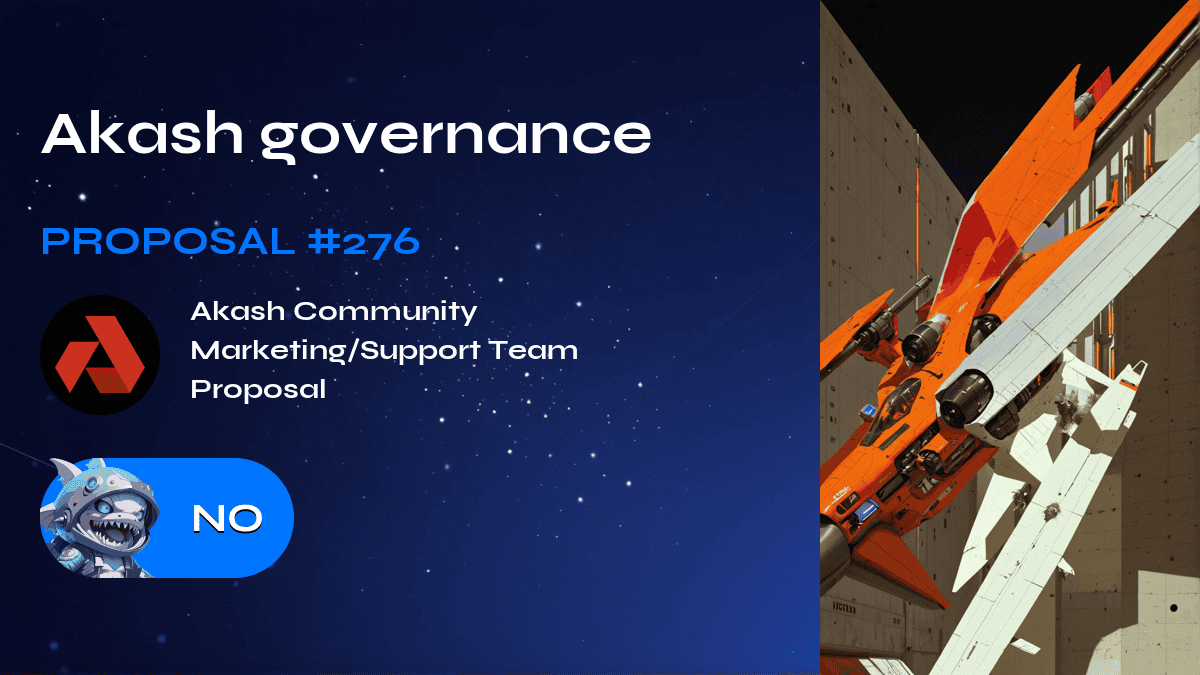 Akash Governance. Vorschlag №276