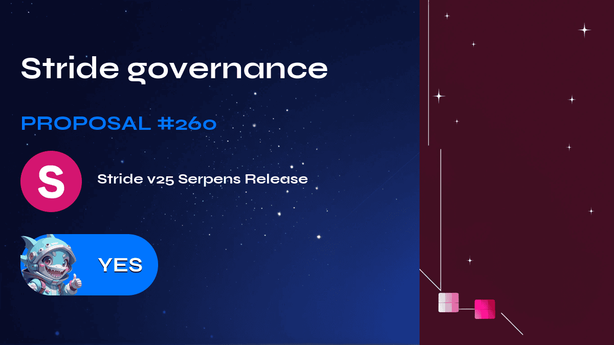 Stride Governance. Vorschlag №260