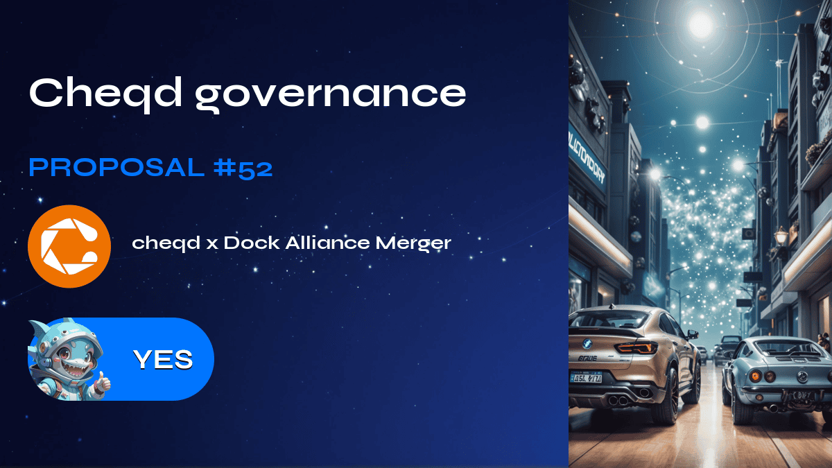 Cheqd governance. Proposta №52