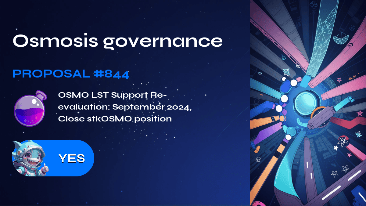 Tata kelola osmosis. Proposal №844