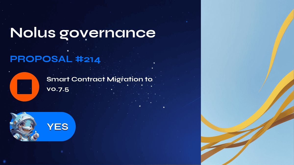 Nolus governance. Proposal №214