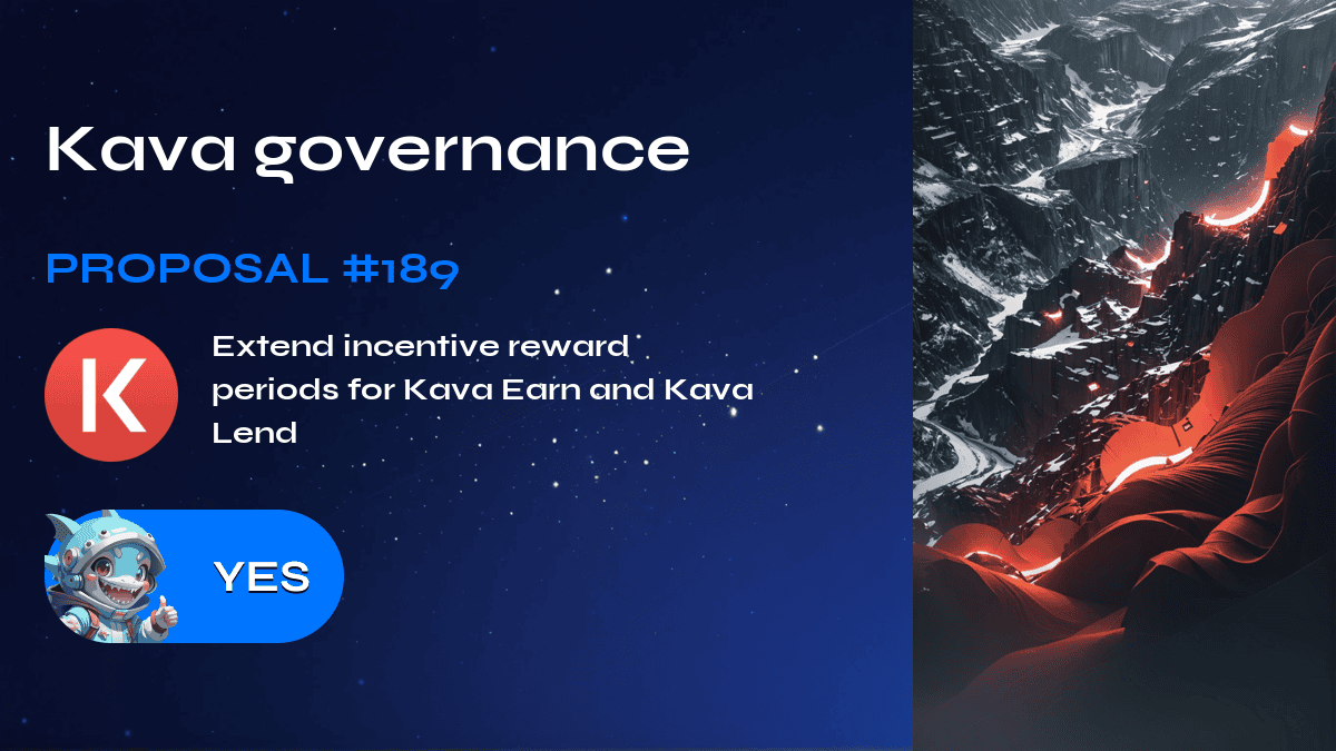 Kava governance. Proposal №189