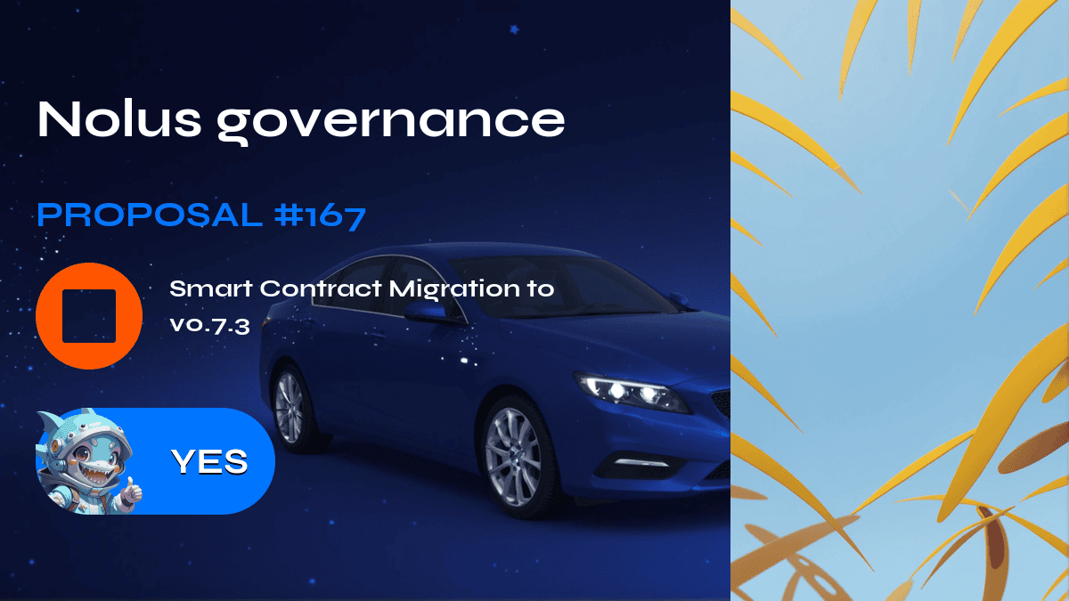 Nolus governance. Proposal №167
