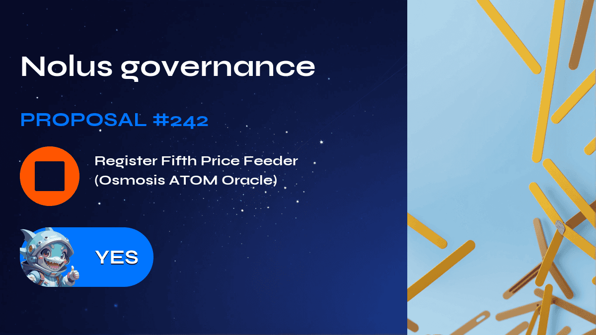 Nolus governance.建议 242