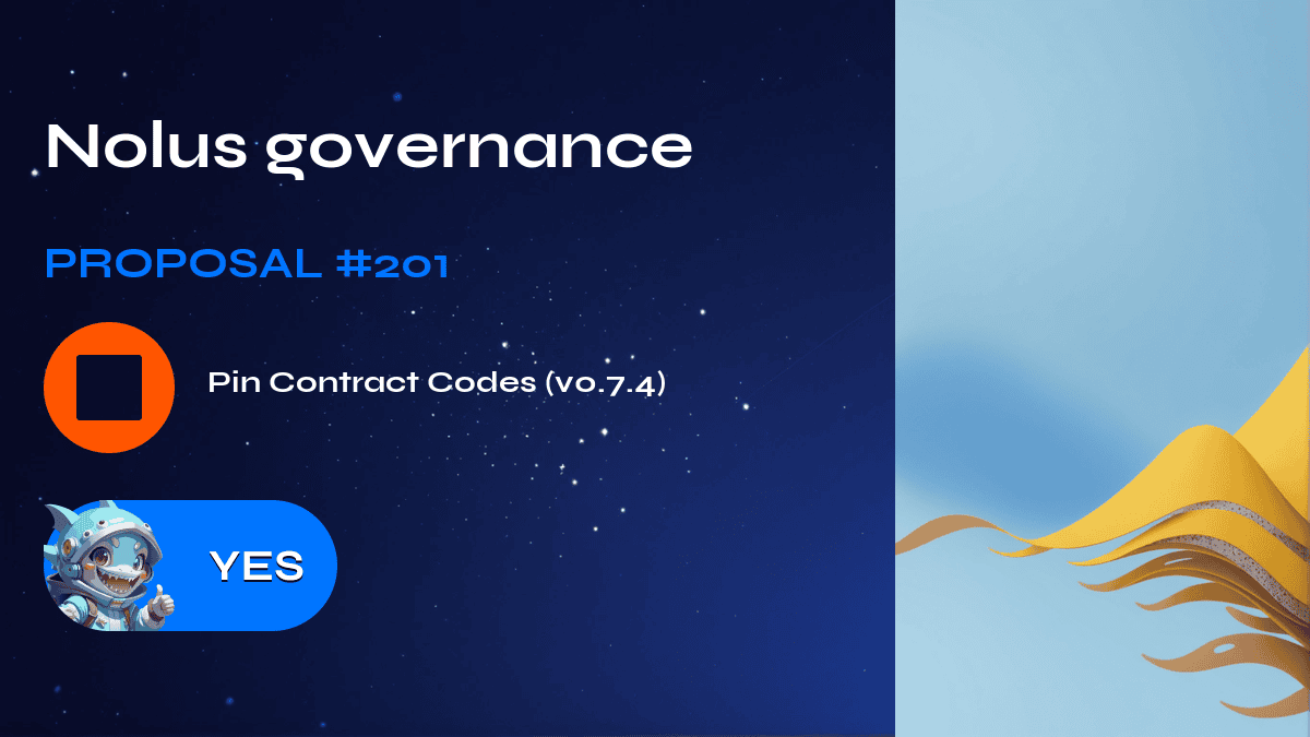 Governance di Nolus. Proposta №201