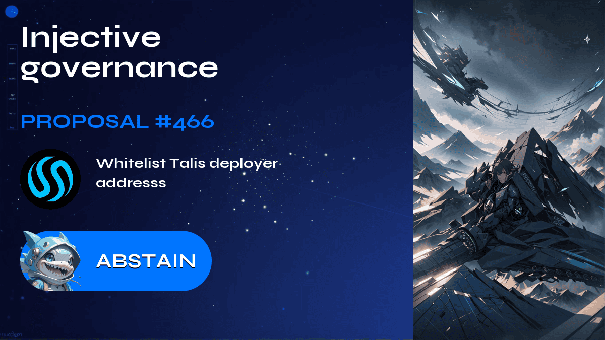 Tata kelola yang bersifat injeksi. Proposal №466