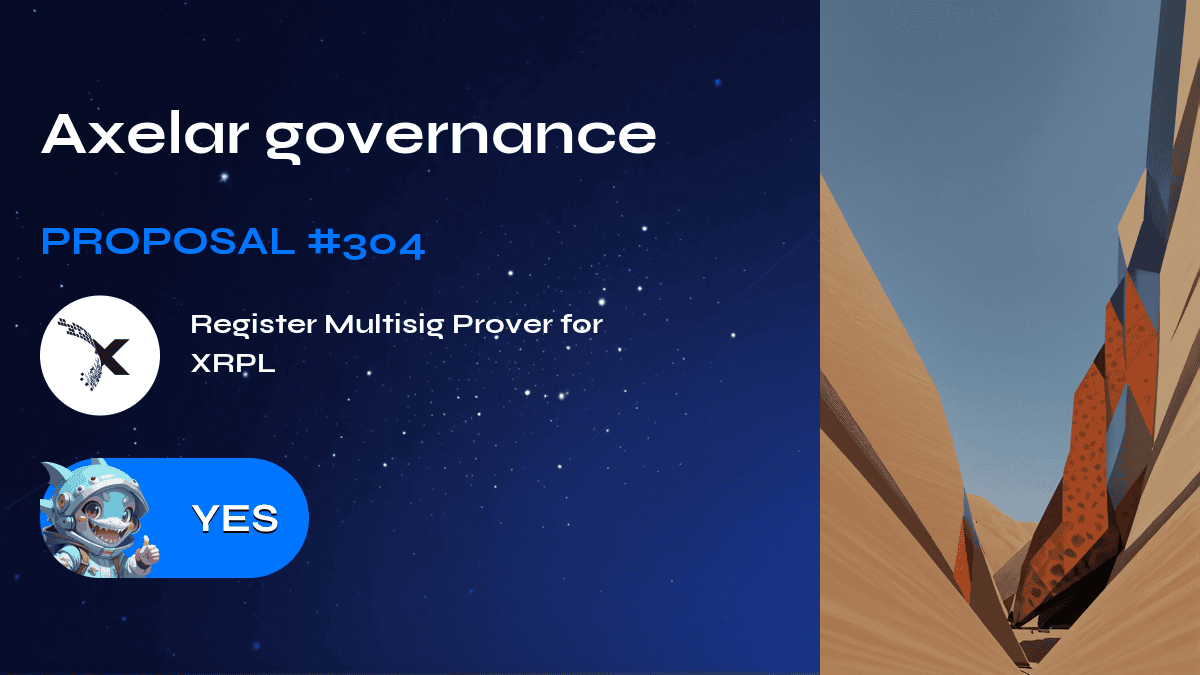 Axelar governance. Proposal №304