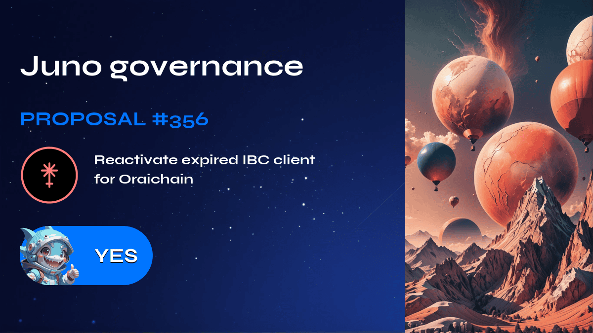 Juno governance. Proposal №356