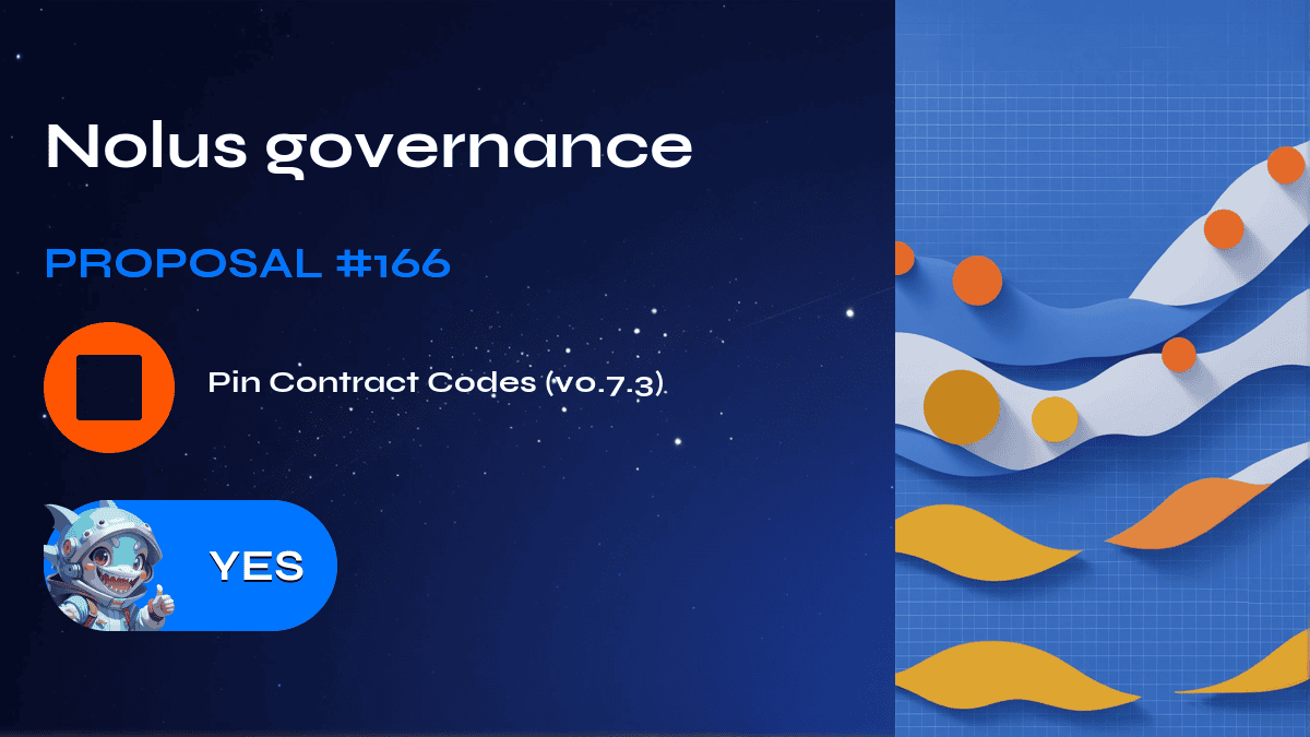 Nolus governance.建议 166