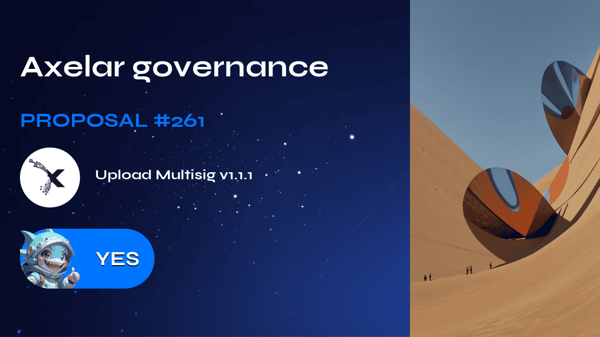 Governance Axelar. Proposta №261