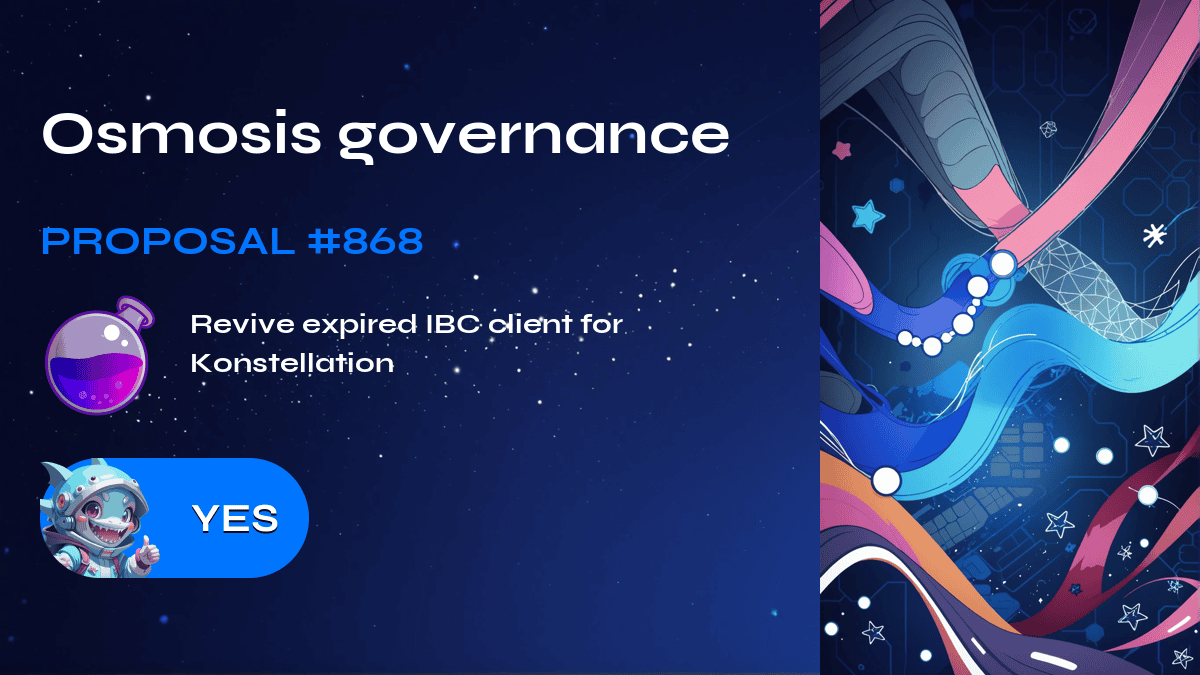 Gouvernance par osmose. Proposition №868