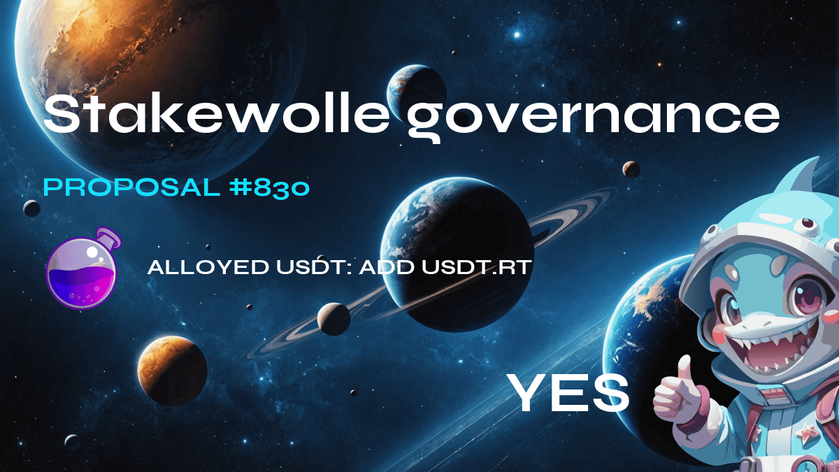 Osmosis governance. Proposal №830