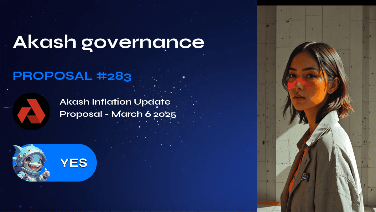 Akash governance. Proposal №283