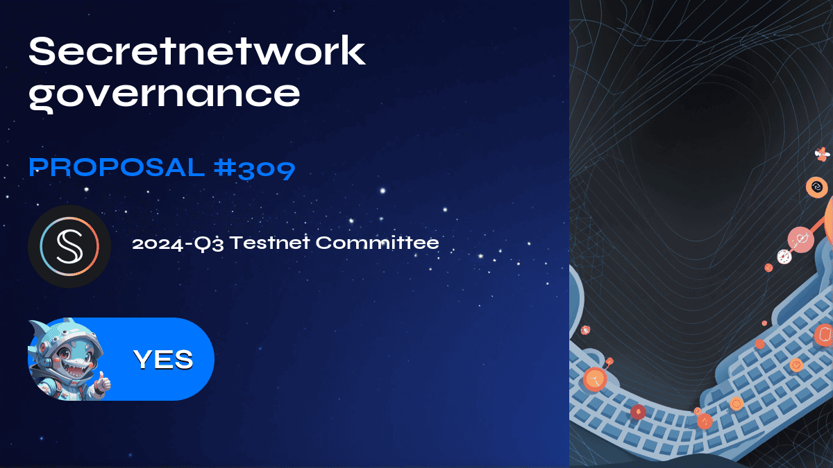 Secretnetwork governance. Proposal №309