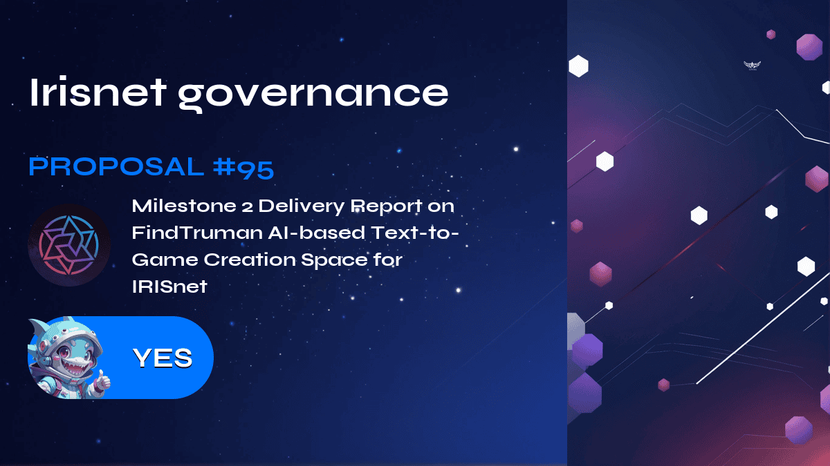 Governance di Irisnet. Proposta №95