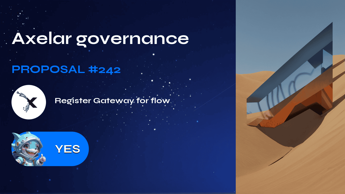 Axelar governance. Proposal №242