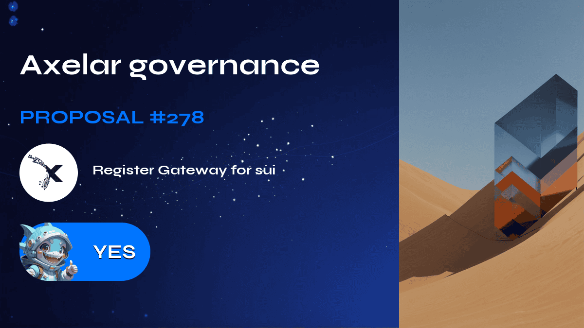 Axelar governance. Proposal №278