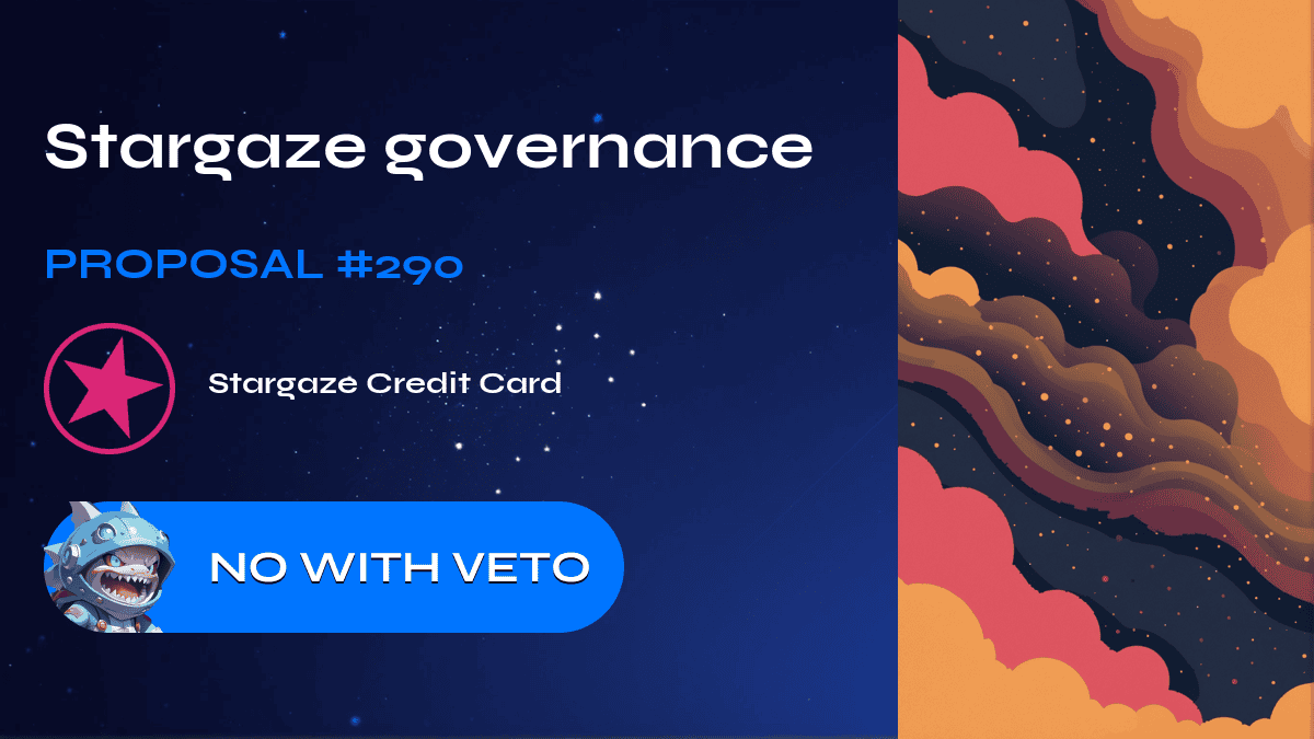 Stargaze governance. Proposal №290