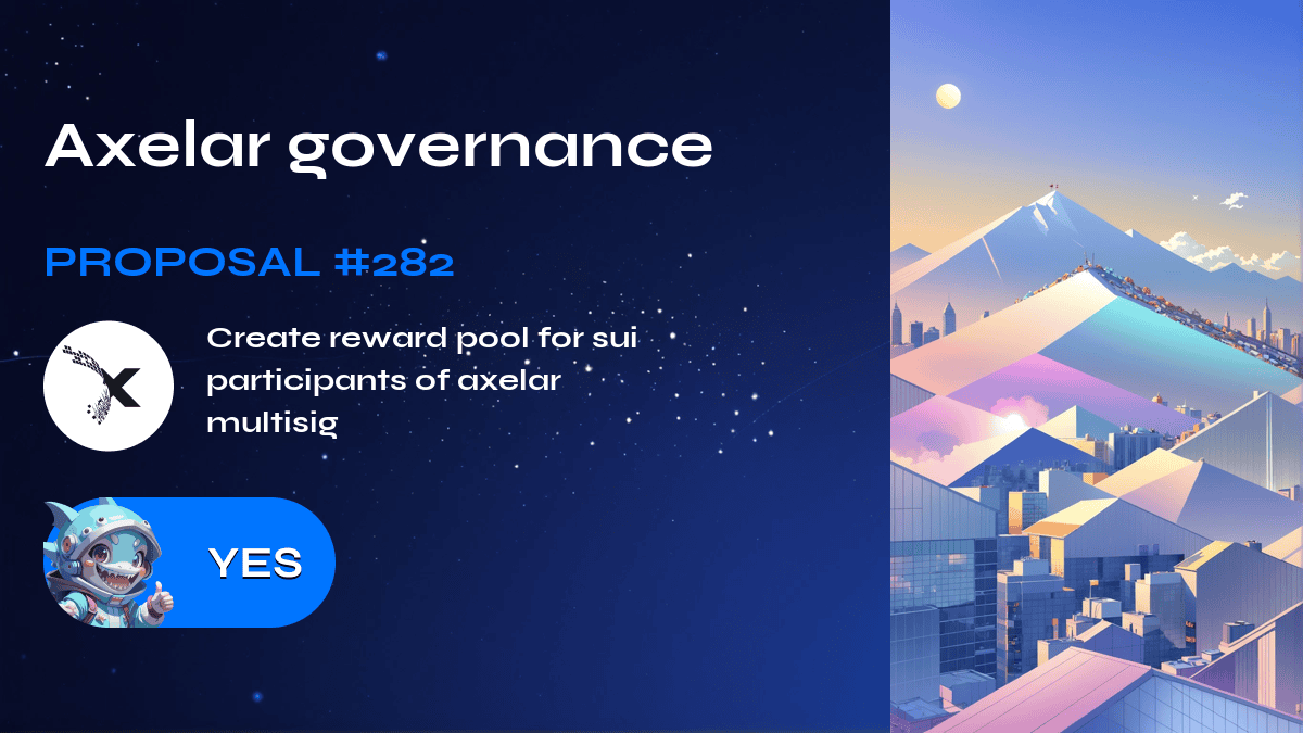 Axelar governance. Proposal №282