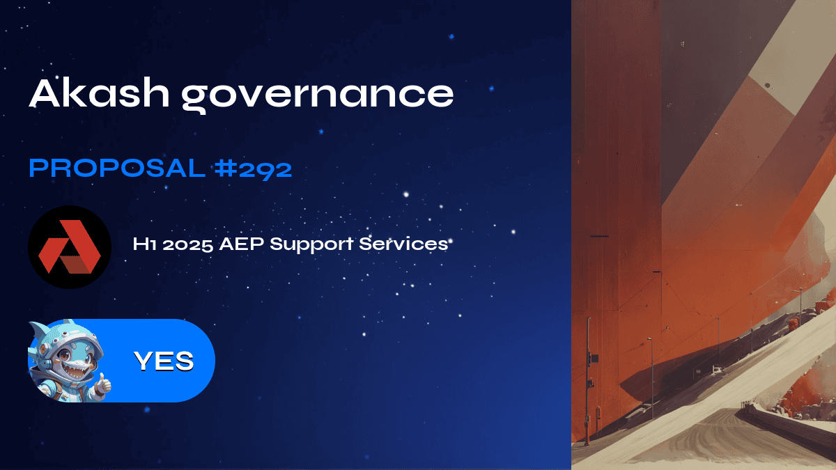 Akash governance.建议 292