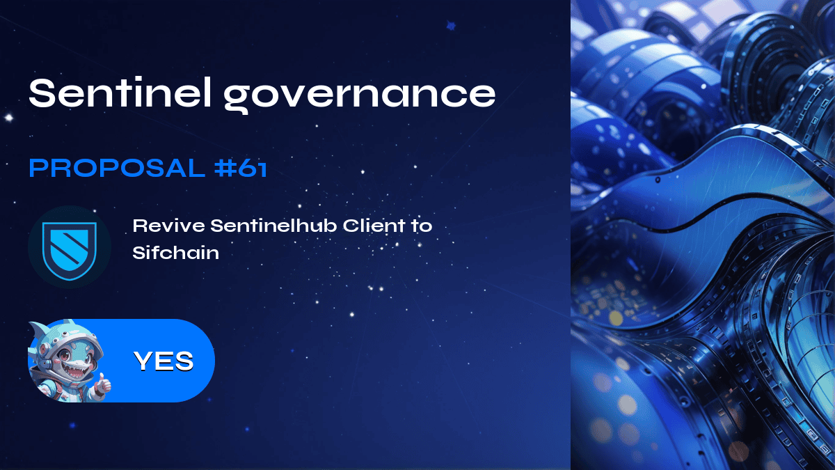 Sentinel governance. Proposal №61