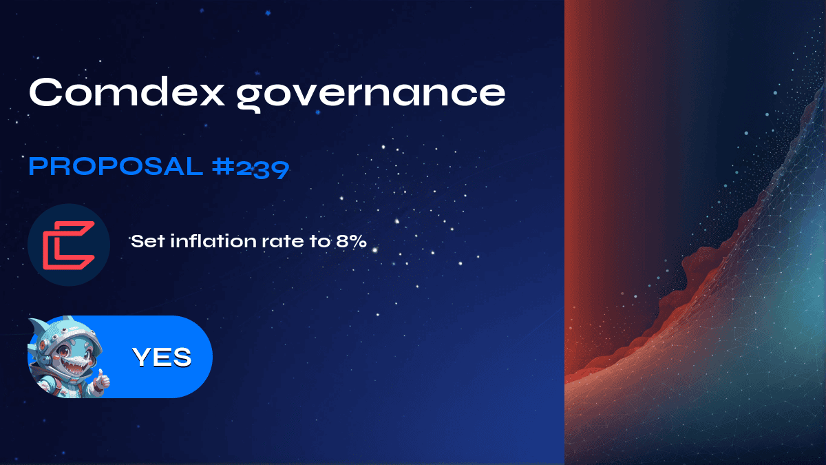 Tata kelola Comdex. Proposal №239