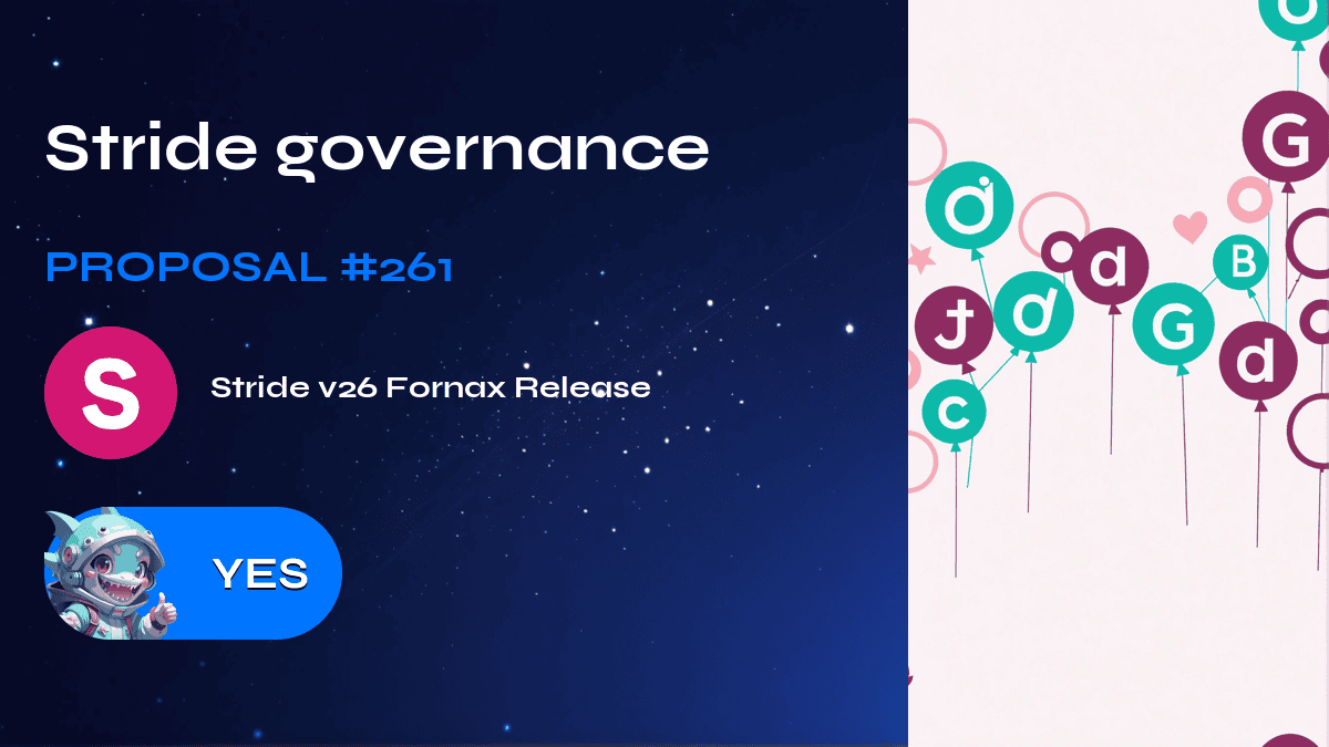 Stride governance. Proposal №261