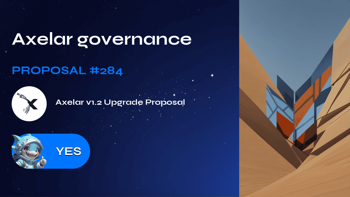 Axelar governance. Proposal №284