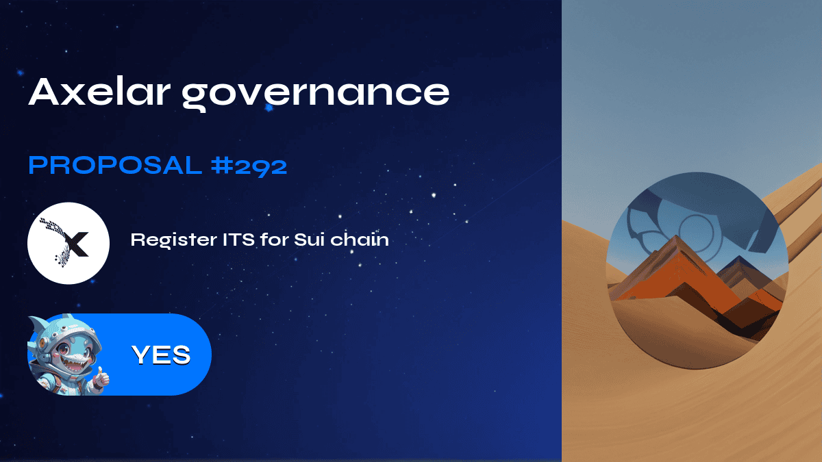 Axelar governance. Proposal №292