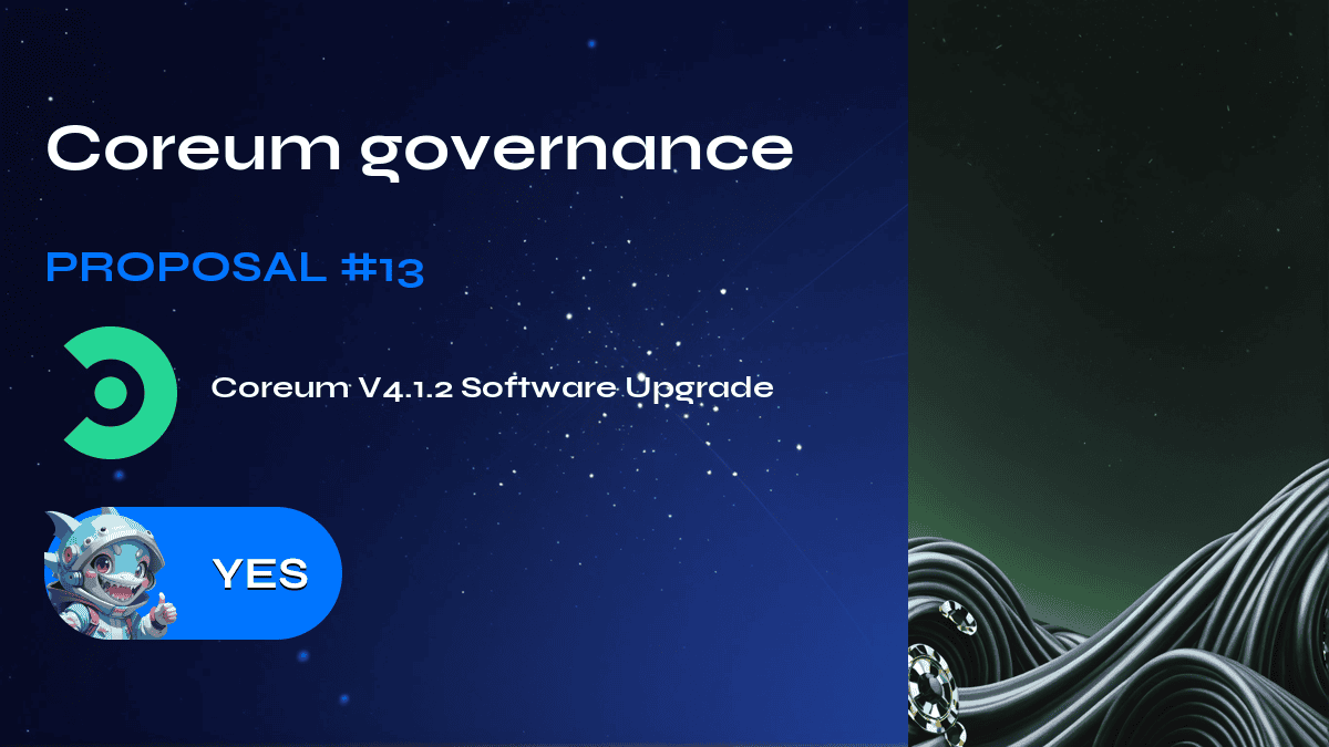 Coreum Governance. Vorschlag №13