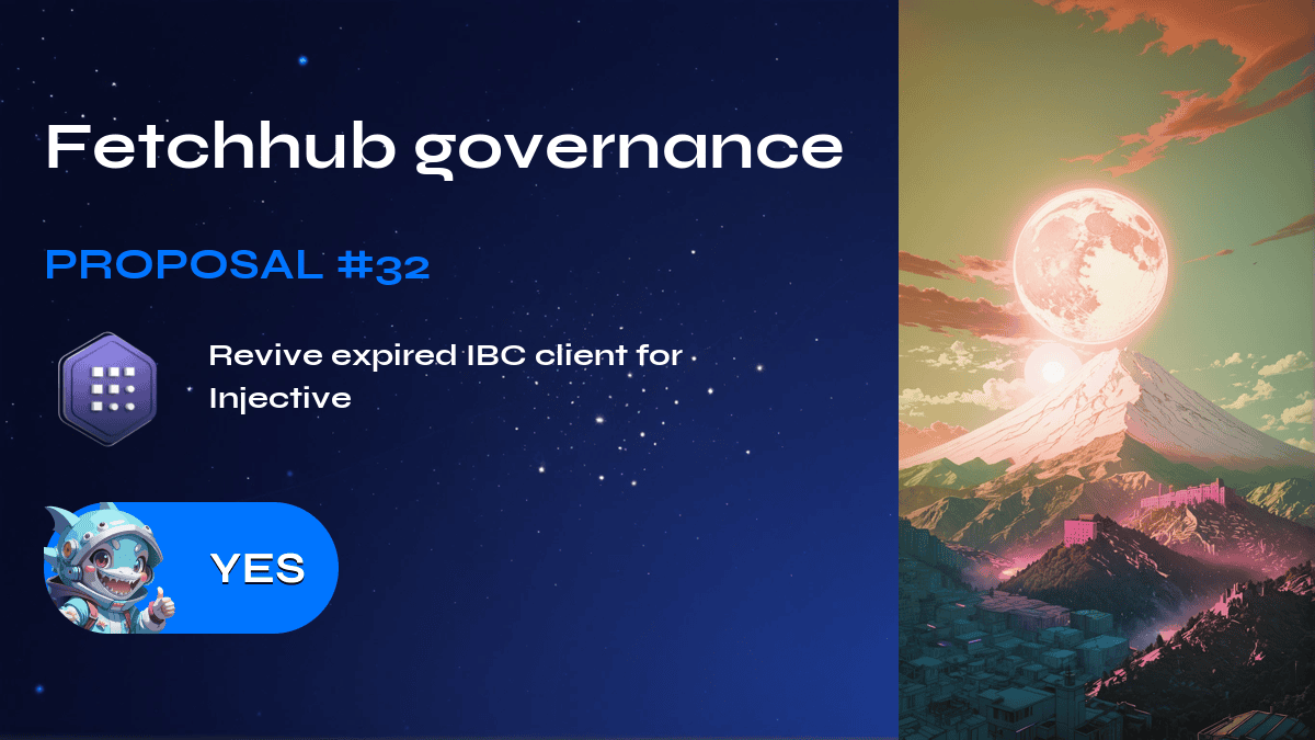 Gouvernance de Fetchhub. Proposition №32